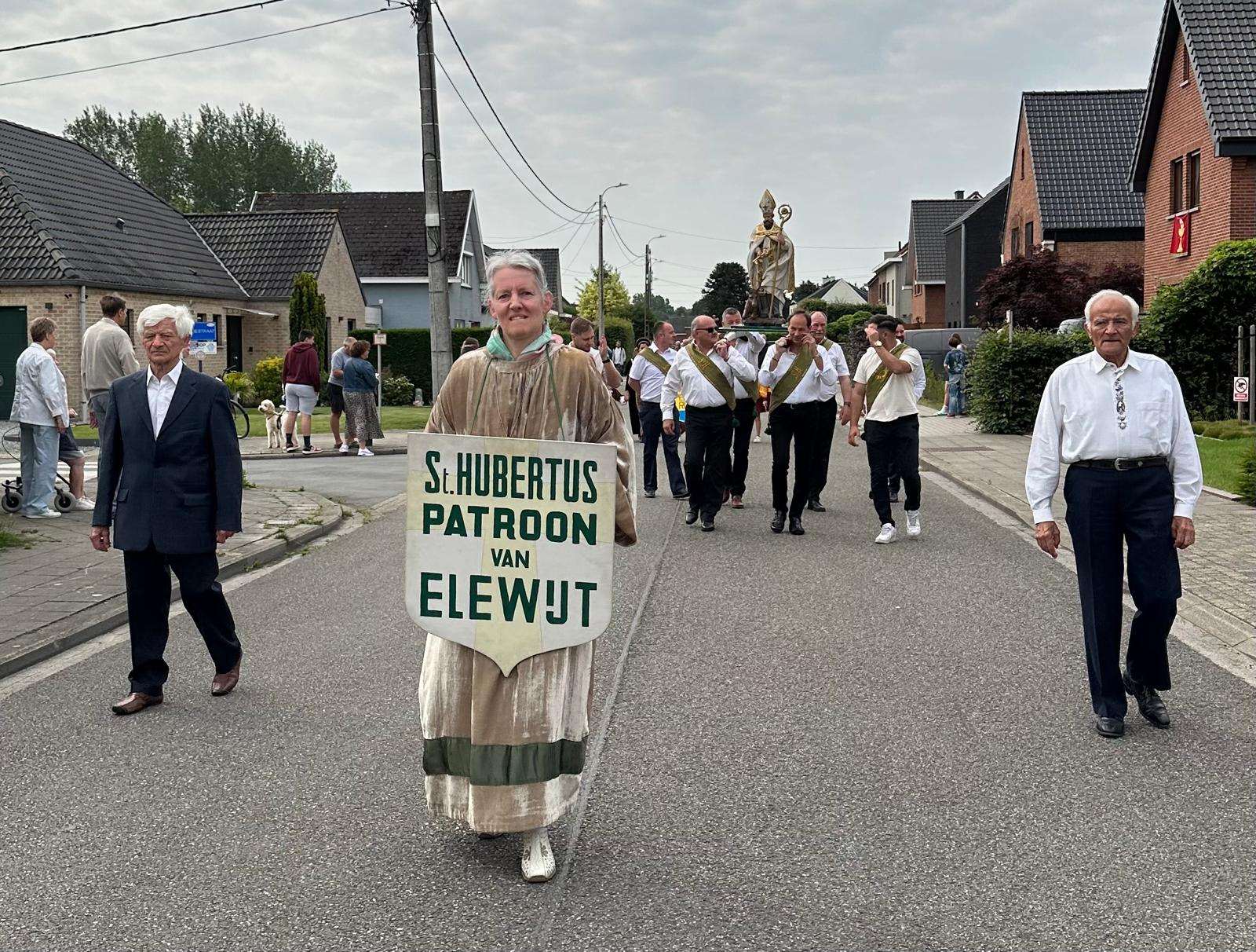 Schild ‘Hubertus onze patroon’