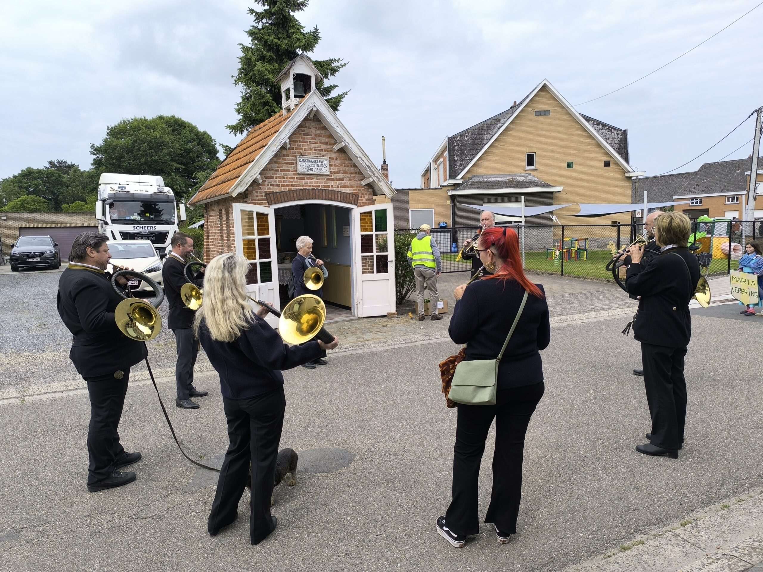 Jachthoorngezellen Meerdaelwoud